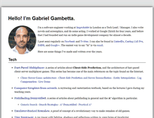 Tablet Screenshot of gabrielgambetta.com